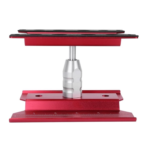 RC Repair Station Maintenance Stand for 1/10 1/8 1/16 RC Vehicles , Red, 120x140mm