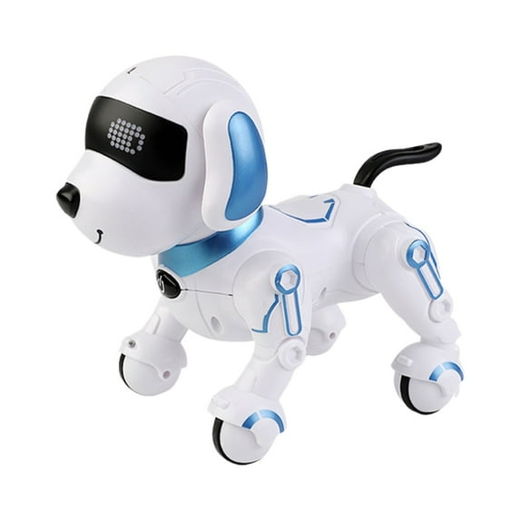 RC Robot Dog Toy with Voice and Electronic Stunts - Interactive Robotic Puppy for Kids Aged 6-10 Years, Rechargeable Remote Control Dog with Smart Features and Tricks
