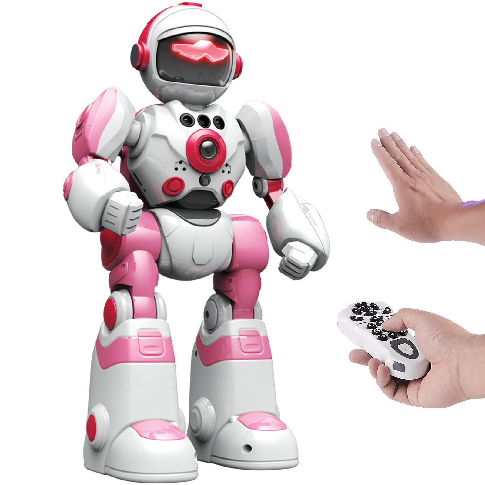 Computer Programmable Toy RC Robot Intelligent Programmable Toy for Kids Ages 3-8, Voice ...