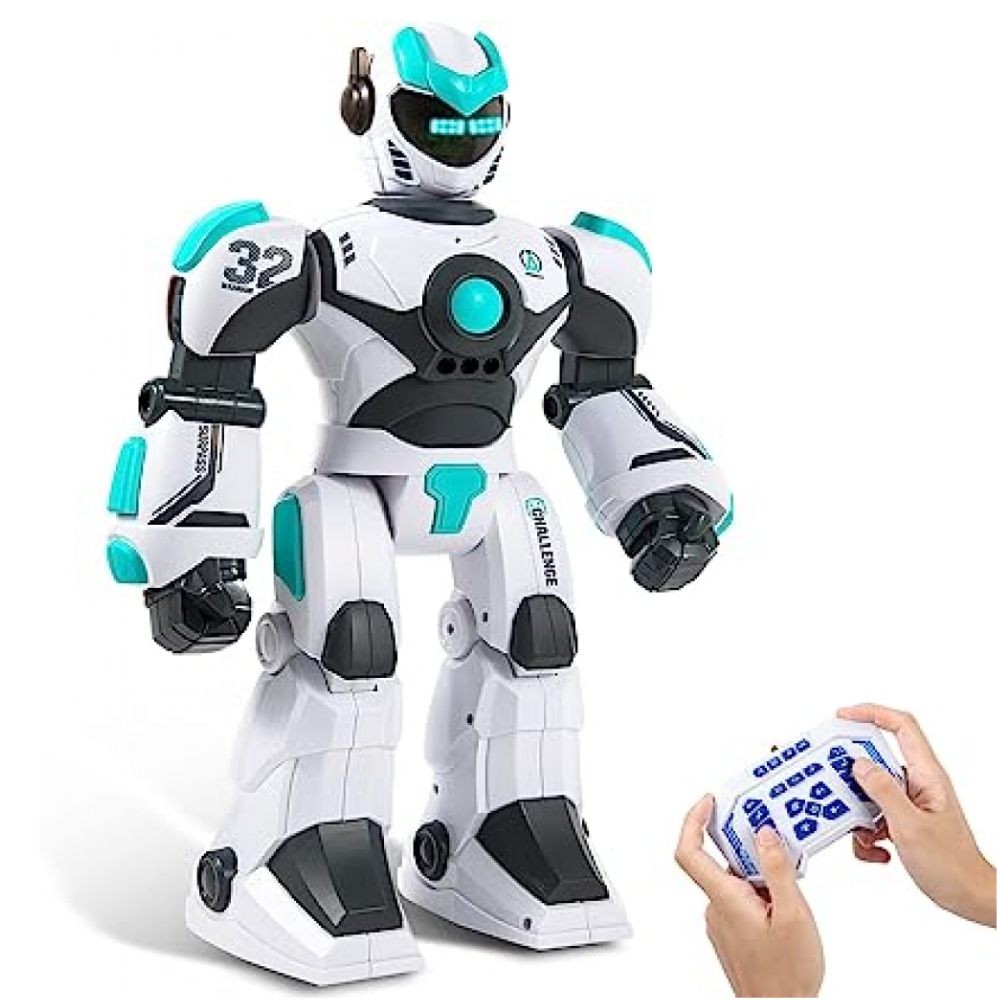 RC Robot Toy for Kids , Smart Gesture Sensing Rechargeable Programmable
