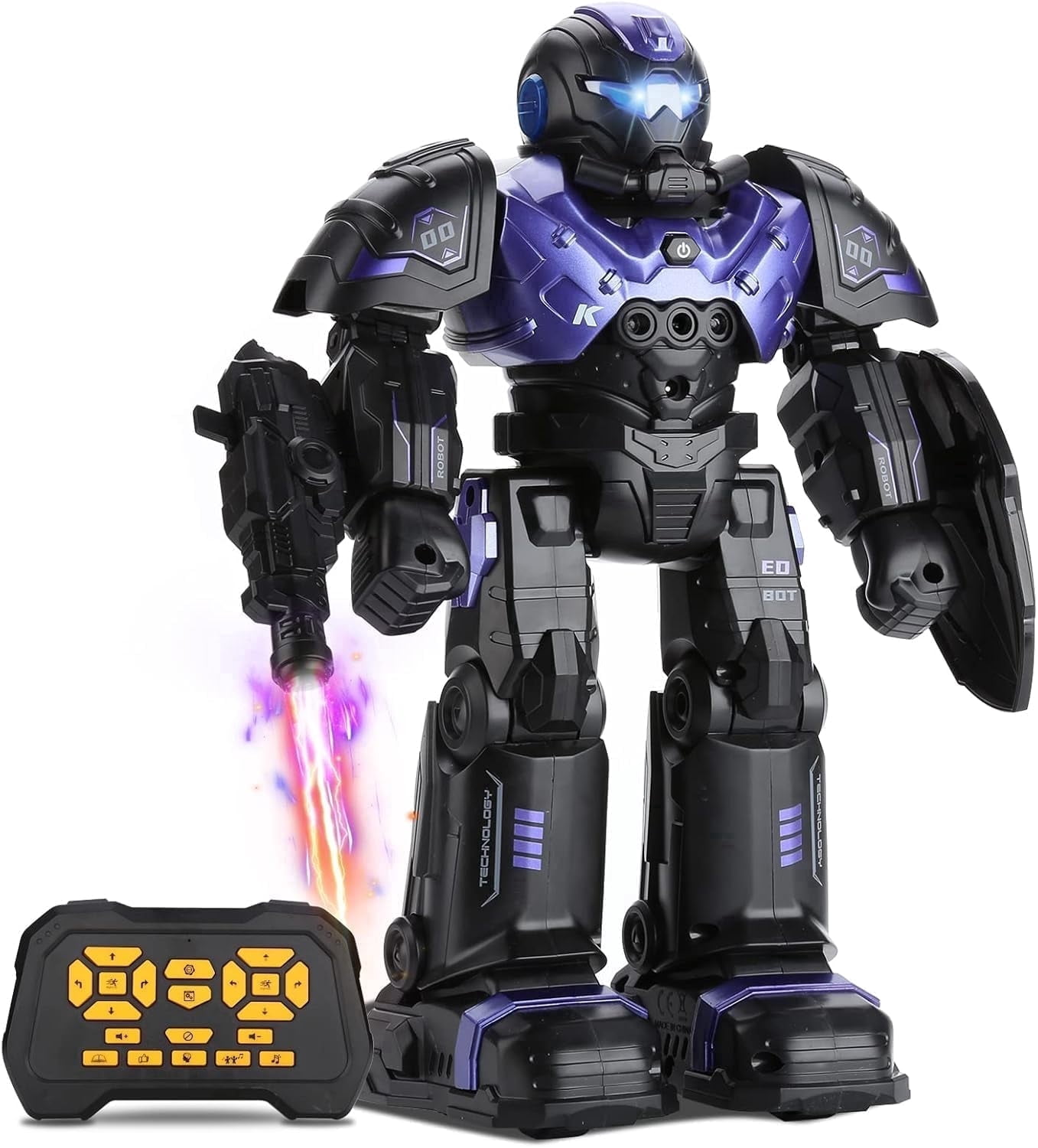 RC Robot Toys for Kids 3 4 5 6 7 8, Smart Programmable Robot with Gesture Sensing, Remote Control Robot for Boys Girls Age 3 4 5 6 7 8-12, Rechargeable