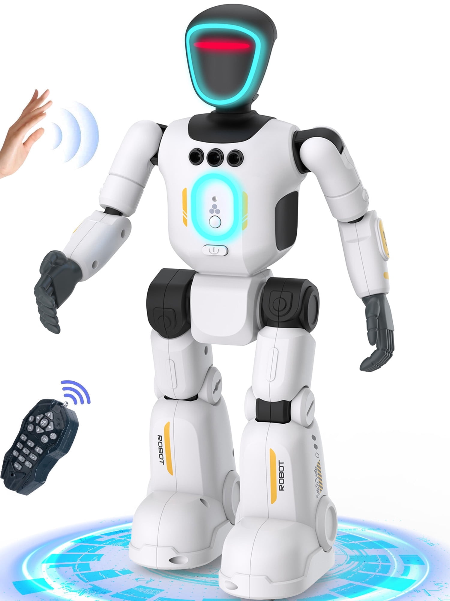 Gmdisc Remote Control Robot Toys for Kids,RC Smart Robot with Singing Dancing Programmable & Gesture Sensing,Birthday Gift for 3+ Years Old Boys Girls