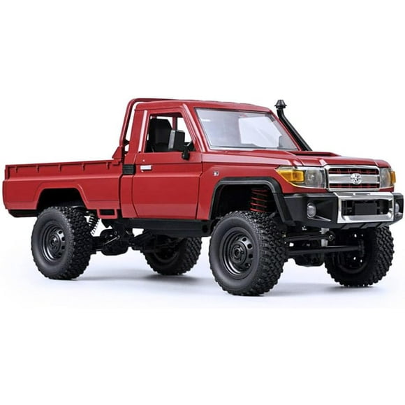 RC Rock Crawler RC Truck 4x4 Toyota LC79 RC Crawler 1/12 Off Road Pickup Remote Control 2.4Ghz All Terrain 280 Brushed Motor Proportional Throttle Steering RTR Hobby Toy Adult MN-82