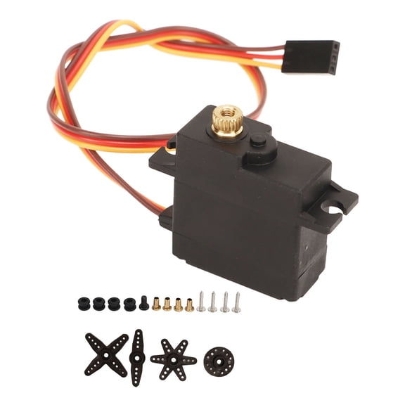 RC Servo High Accuracy 25T 17g Metal Gear Servo for 1/16 1/18 RC Cars Boats Robots