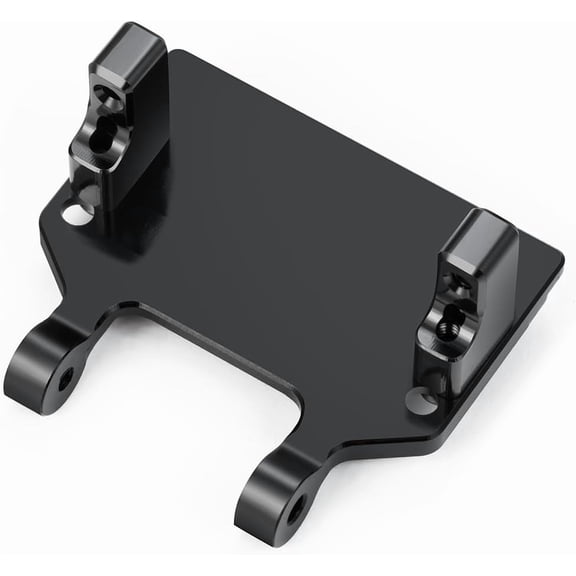 RC Servo Mount Black Aluminum Alloy 1Pcs Ascent-18 1/18 RedCat Crawler Upgrades - Durable and Easy Install