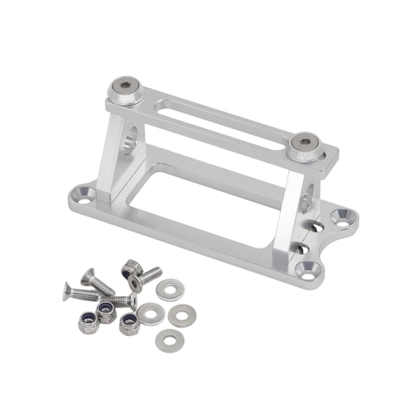 RC Servo Mount Bracket Servo Fixed Holder Adjustable Width Aluminum Alloy for RC Car Boat Robotics Projects