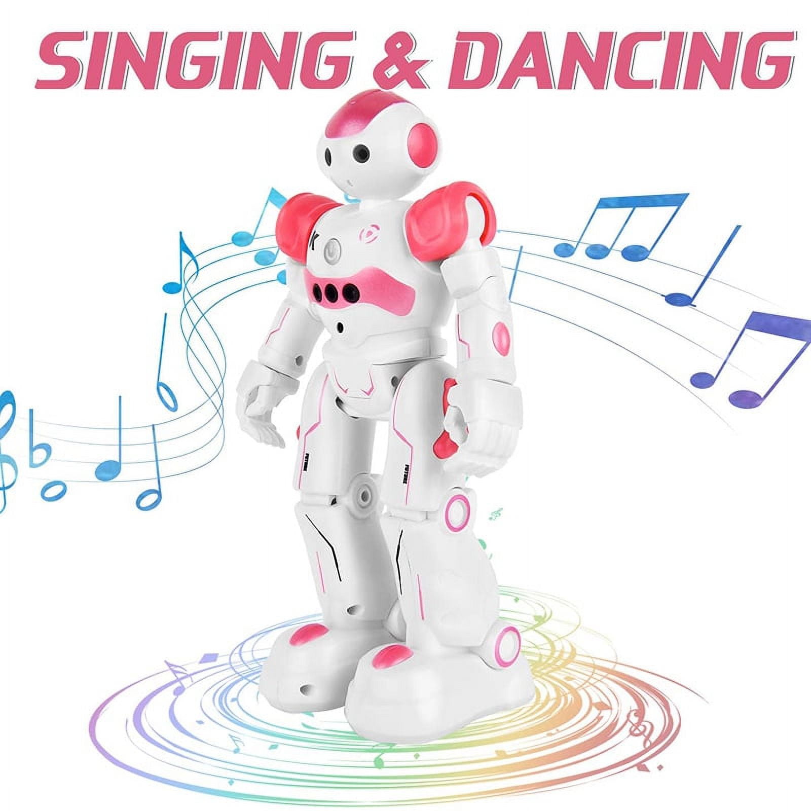RC Smart Robot Toy for Kids, Remote Control Intelligent Educational  Programmable, Walking Dancing Gesture Sensor Gift 