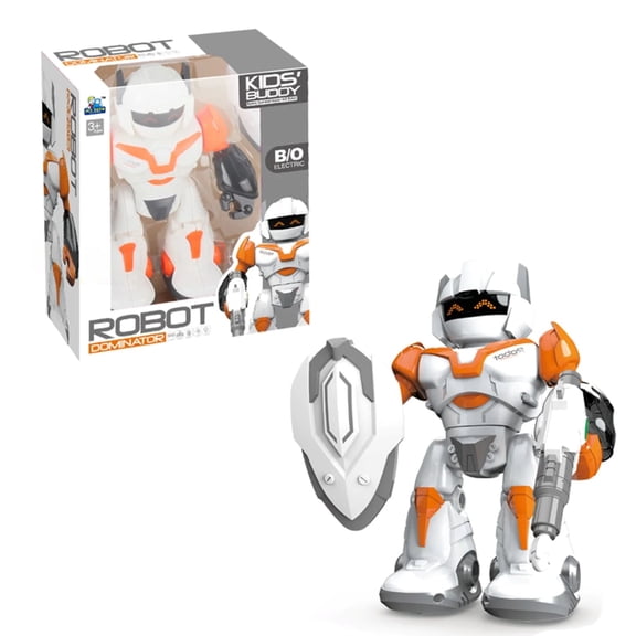 Mundo Toys Robot Dominator Interactive Toy with Lights, Sounds and 360 Rotation, 3+