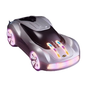 RC Spray Car with Lights & Music, 2.4GHz Remote Control, 1200mAh Long Battery, 10-inch Concept Sports Car with Mist Effect