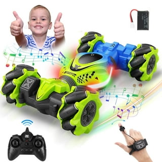 Zoomarlous Gesture Sensing RC Stunt Car for Boys with Light &  Music, 4WD Off Road Vehicle Truck, Double Sided 360° Rotating 2.4GHz Remote  Control Car Toy for Kids Age 6+, Birthday