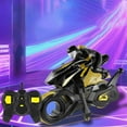 thumbnail image 1 of RC Stunt Motorcycle Toy 9.64 Inch Remote Control Car with 360 Flips and 2.6GHz Long Range, 1 of 7