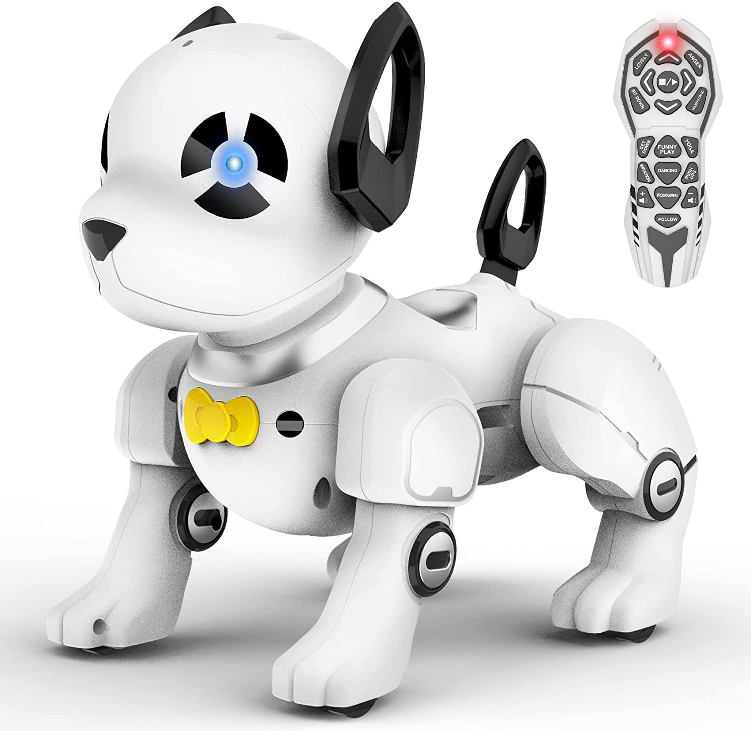 RC Stunt Robot Toys Dog Imitates Animals Music Dancing Handstand Push-up Follow Functions for Kids Boys Girls-Remote Control Robot Dog Toy, Programmable Smart Interactive Robotic Pets