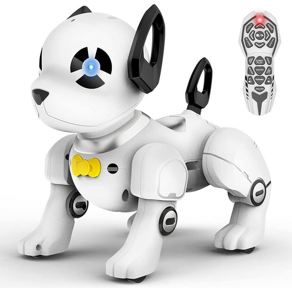RC Stunt Robot Toys Dog Imitates Animals Music Dancing Handstand Push-up Follow Functions for Kids Boys Girls-Remote Control Robot Dog Toy, Programmable Smart Interactive Robotic Pets