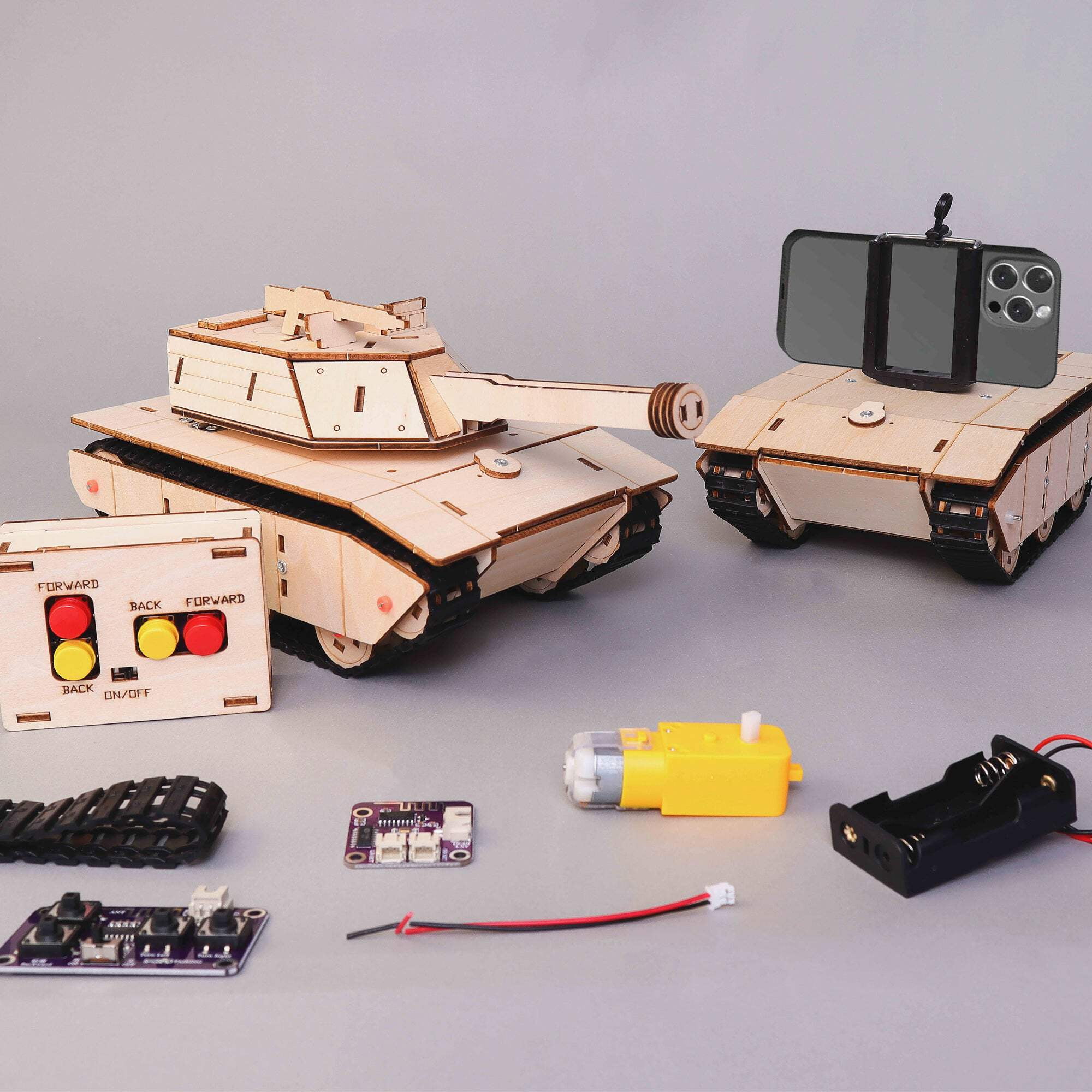 RC TankCam, Tank and Camera Mode, Educational STEM Kit