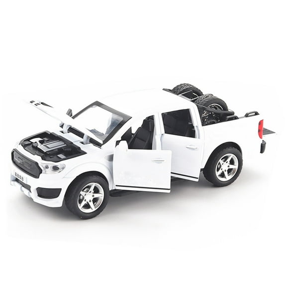 RC Truck 1/32 Diecasts Pull Back Car Model Off-Road Truck Toy Kids for Ford Raptor F350 Ranger Accessories