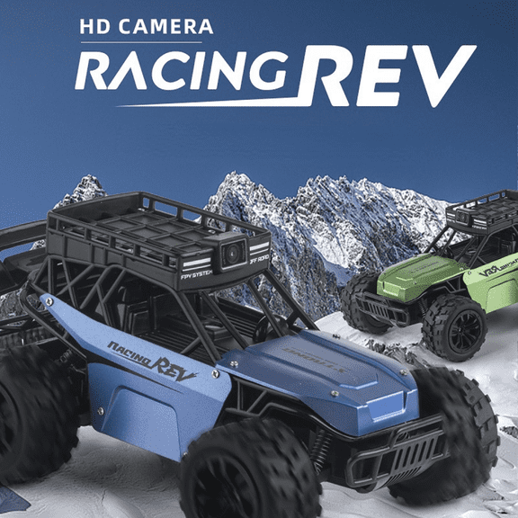 RC Truck with 1080P Camera for Adults, Off-road Climbing Car with Dual Control for Ages 14+ Birthday Gifts and Outdoor Play(Blue)