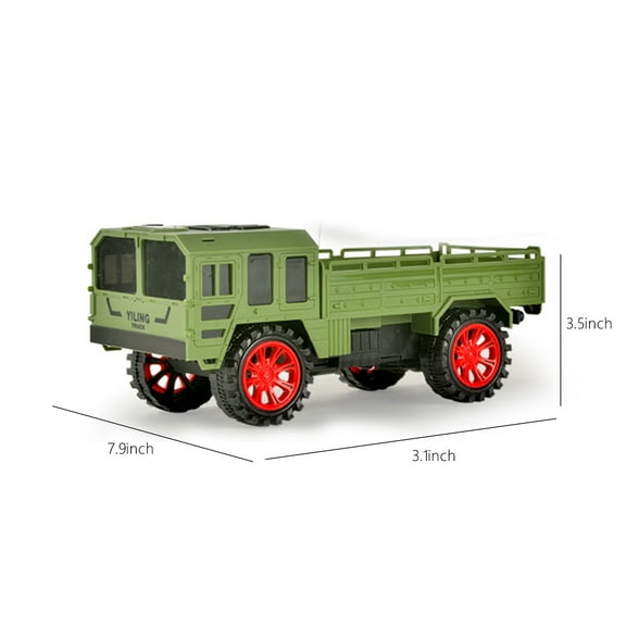 RC Two-way Pickup Semi Truck And Trailer Electric Hauler Remote Control Kids Big Rig Toy Carrier Van Transport Vehicle Ready To Run Semi-truck Cargo Car Great Gift For Children Boys Girls Red