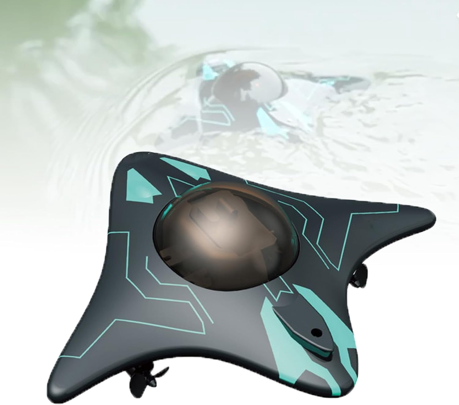 Underwater Drone with Camera, App Remote Control Camera Boat, Waterproof Mini WiFi Live Video Transmission, for River Lake Exploration Imaging.