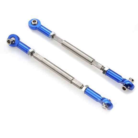 RC Vehicle Front Toe Links Adjustable Steering Links Assembled with Rod Ends&Hollow Balls for 1/7 Unlimited Desert Racer