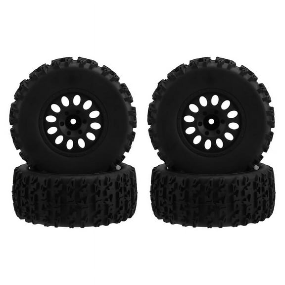 RC Wheels and Tires 4PCS 1/10 Scale Short Course Truck for -2WD Slash Arrma Senton