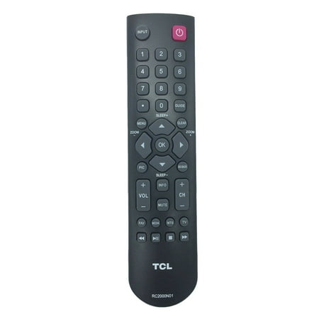 RC2000N01 Remote for TCL TV 32B2800 32D2700 32S3600 48FS4610 39S3600 55FS461
