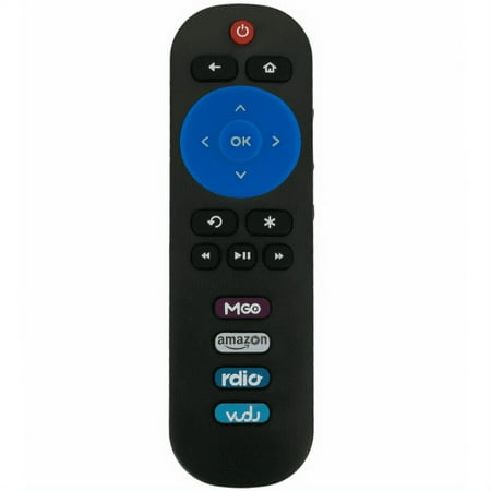 RC280 Replace Remote Control fit for TCL TV with MGO RADIO VUDU 32S301 55S425