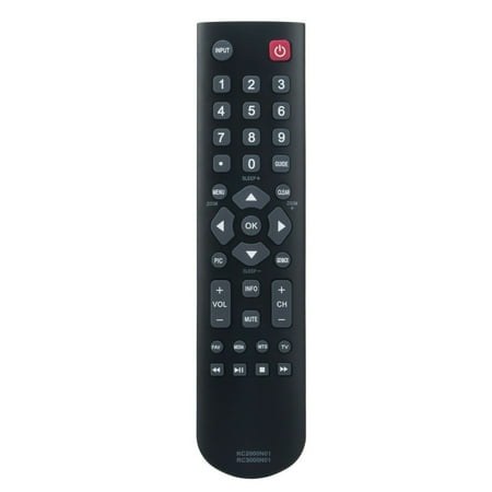 RC3000N01 RC2000N01 Replace Remote for TCL TV LE32HDF3300 RC2000N02 RC3000N02