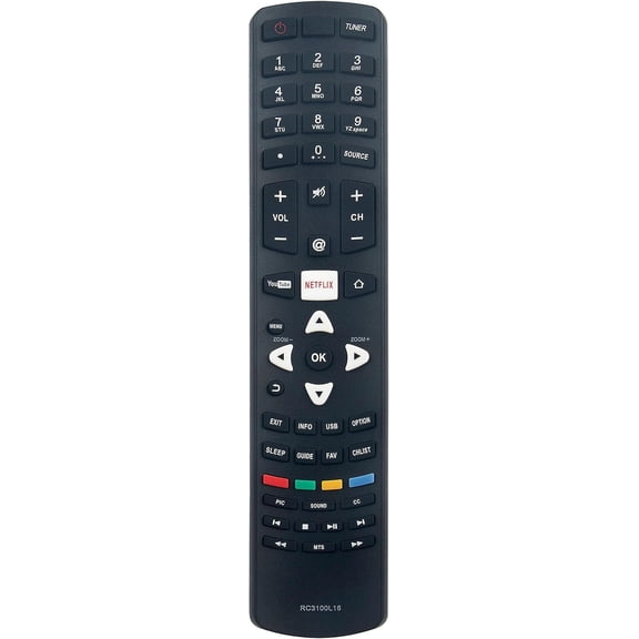 RC3100L16 Remote Control Commander fit for TCL Smart TV RC3100R02 RC3100L10 RC3000L07 RC3100A01