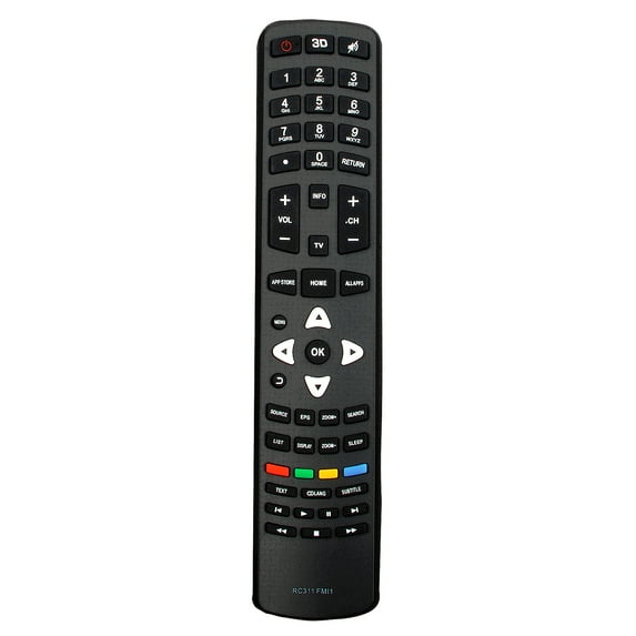 RC311FMI1 Replaced Remote Control Fit for TCL TV RC311 FMI2 LED49E5700UDS LED55E5700UDS LED55E6700UDS