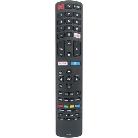 RC311S 06-531W52-TY01X Replacement Remote Control Compatible with Zonda TV 43D1680 ES-TL5504 55D1241 55D1291 HKP49SM9/49D1200 32D1620 40FL801/40D1620 55S6600