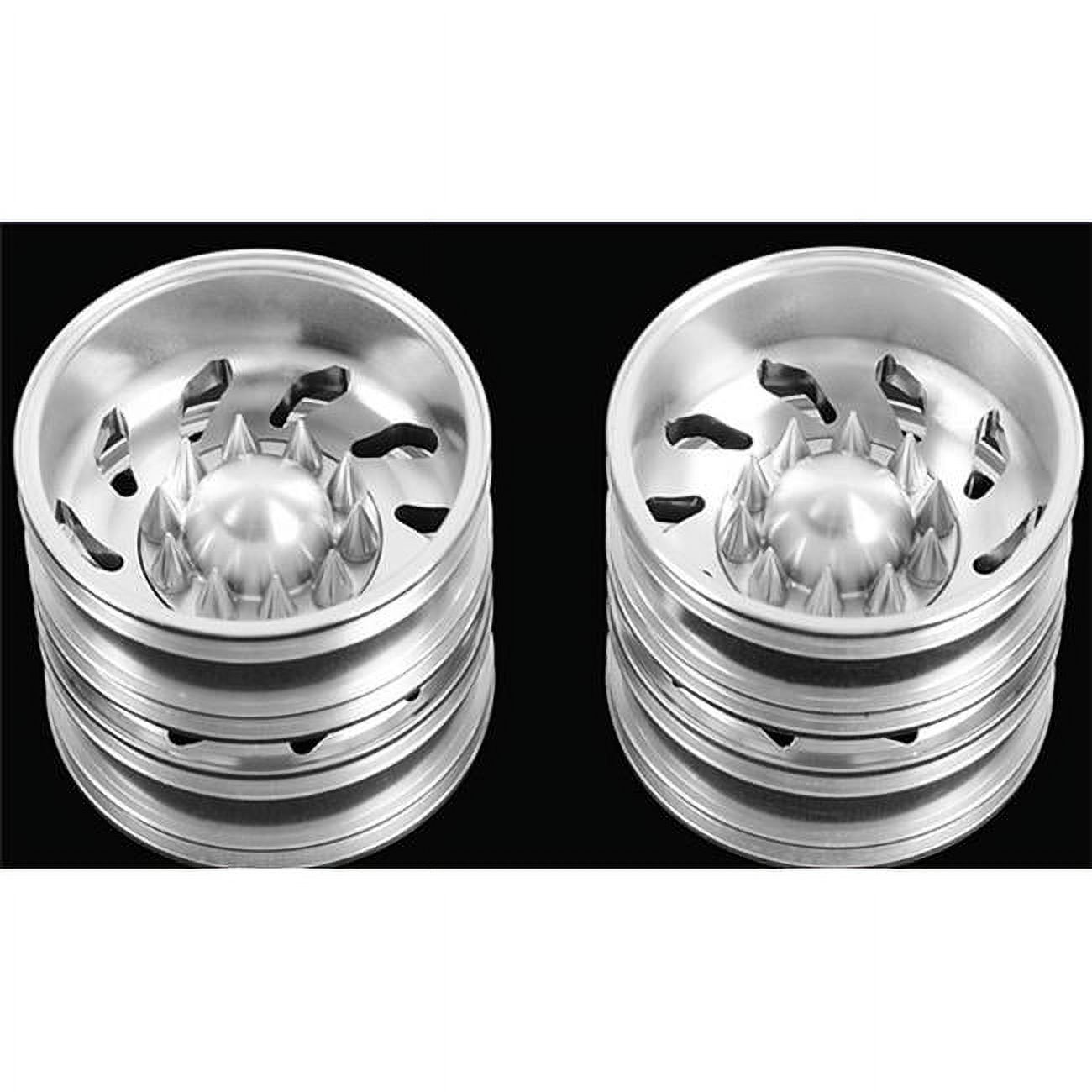 Semi Rear Rim RC4WD Z-W0148 Force Directional Semi Rear Wheels W/Spiked Caps (2 ...