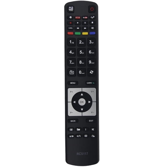 RC5117 Replacement Remote Control for Bush TV 50HYT62UH DLED32265HDCNTD H4P9