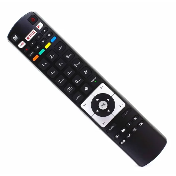 RC5118F Replacement Remote Control Commander fit for Techwood HITACHI Smart 4K Ultra HD TV 50AO8USB