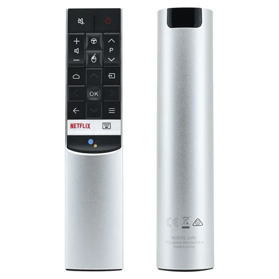 RC602S JUR2 Voice Remote Control Commander fit for TCL Android Smart TV L65C2US 55X4US 55X2US U55X9006