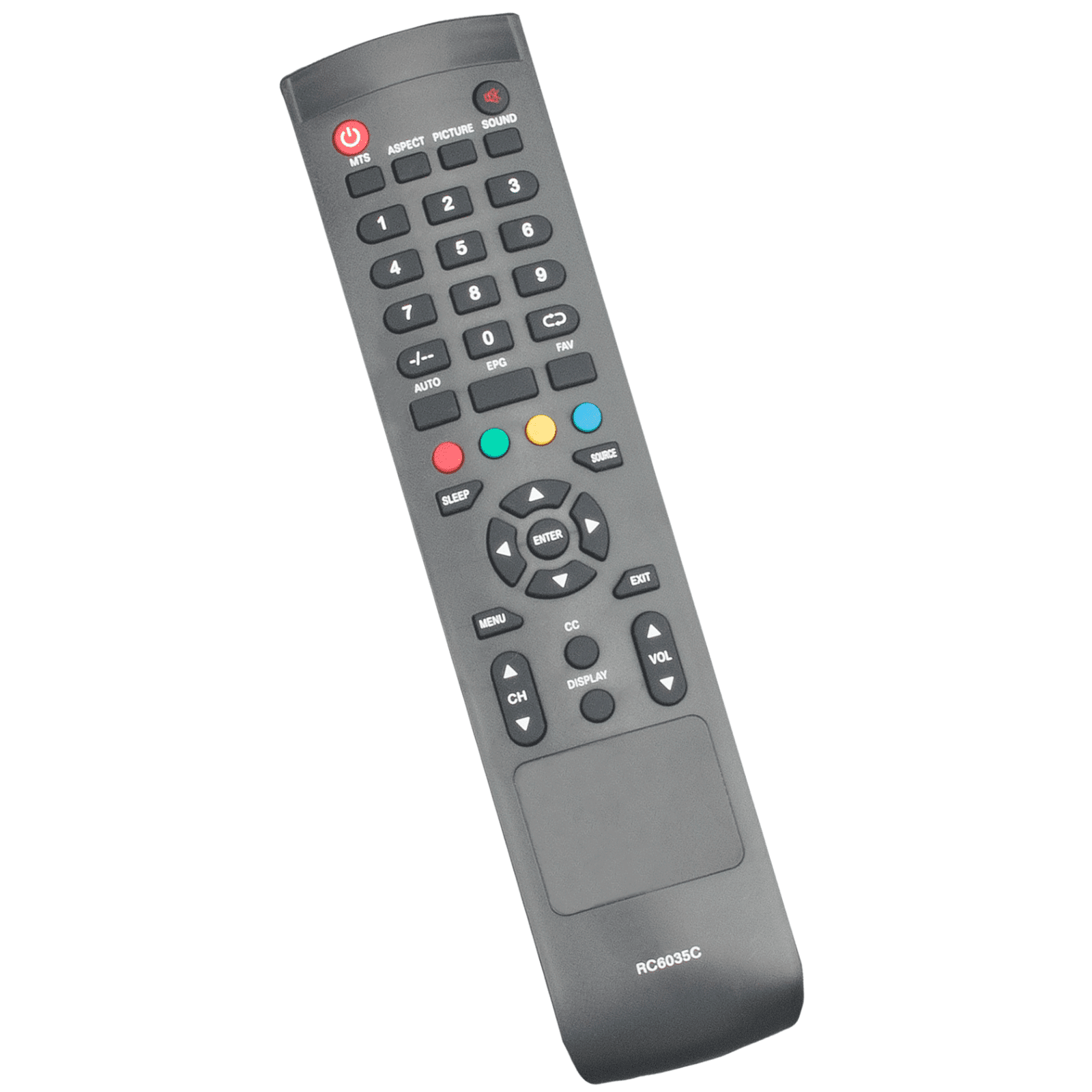 RC6035C Replace Remote Control for Cielo LED TV TE24T7H TE247AH-PR ...
