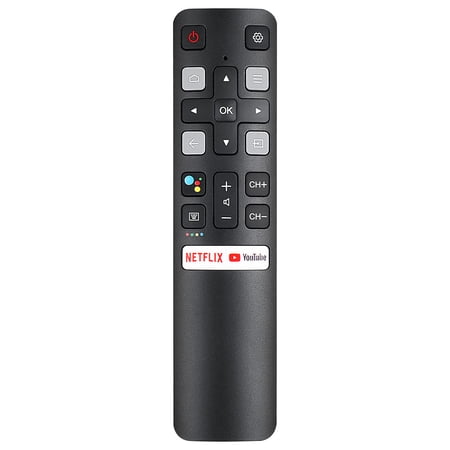 RC802V FNR1 New Voice Replacement Remote Control Fit for TCL TV 32A323 32A325 32P30S 32S330 32S6500A 40S330 43S434 49P30FS 49S6510FS 49S6800 50S434 55EP680 55P8 55Q637 55S434 65S434 70S430