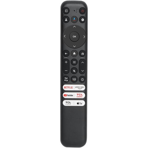 RC813 Voice Remote Control, for TCL Google TV Comes with 6 Shortcut Keys. Compatible 4k QLED/UHD/QD-Mini Series Smart TVS