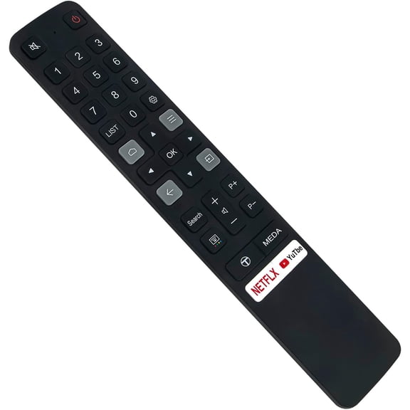 RC901V FMR1 Replace Remote fit for for TCL Android TV 43S434 55S434CA 65P8 32S6500 32S6500A 32S6500S 32S6510S