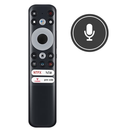 RC902N FMR1 Replaced Voice Remote Control for TCL 5-Series QLED Smart TV R646 50S546 55S546 75S546 65S546