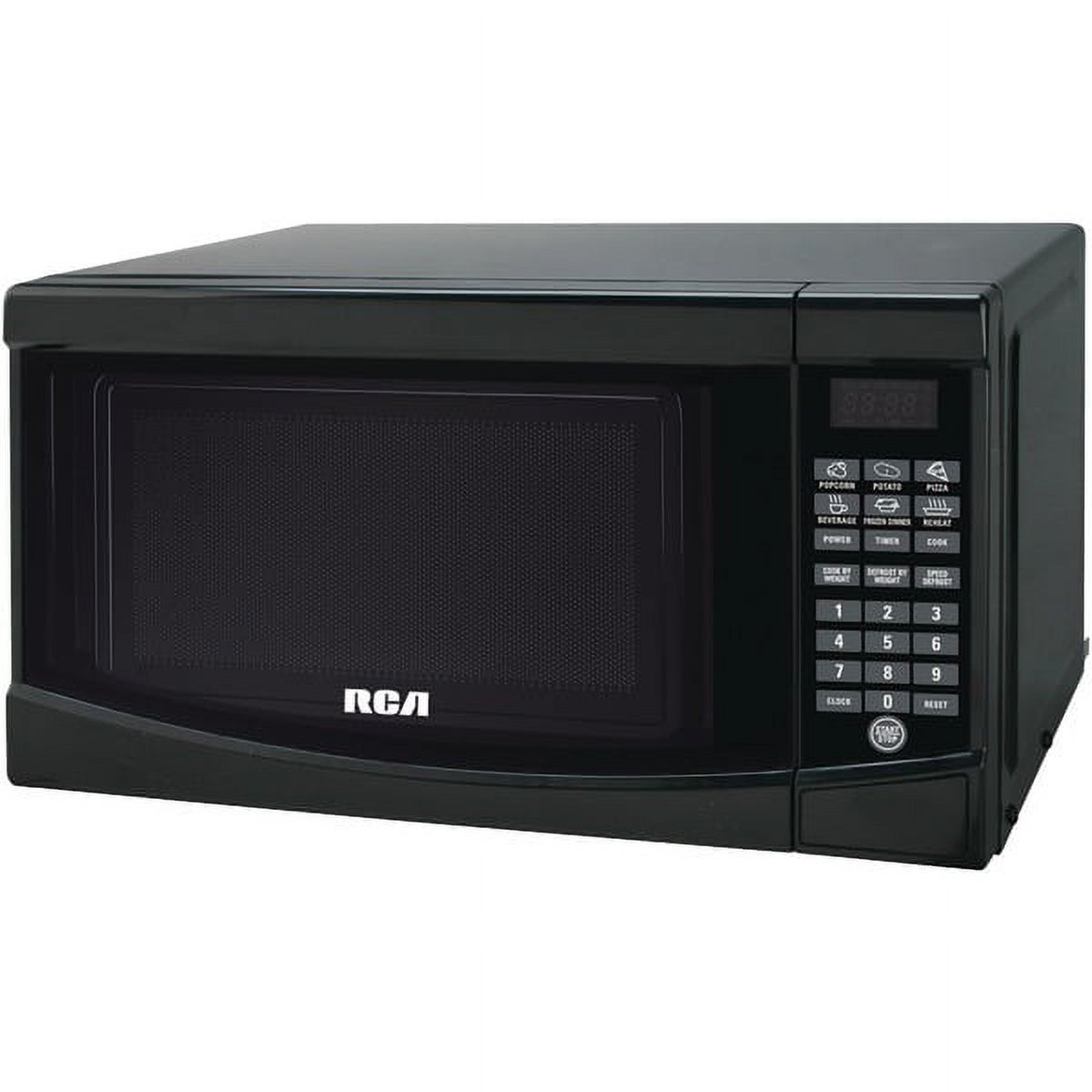 RCA 0.7 Cu. ft. New Countertop Microwave Oven - Black - image 1 of 3