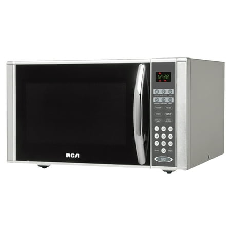 RCA - 1.1 Cu. Ft. Mid-Size Microwave - Stainless steel