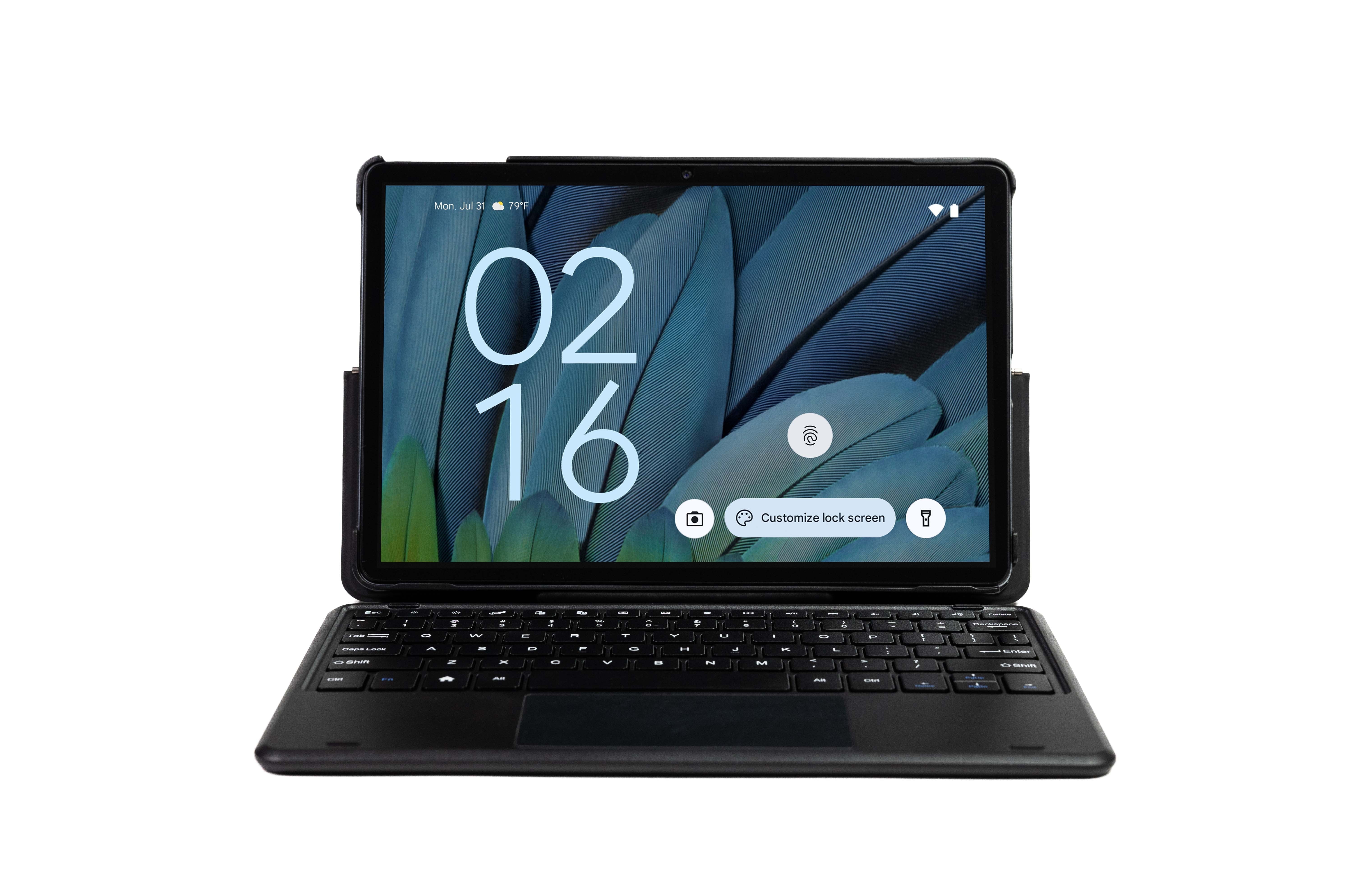 RCA 10” tablet MediaTek MT8781/G99, Octa Core, 4GB Memory 64GB Storage, 2 MP Front Camera, 5 MP Rear Camera, Android 14, Keyboard Included