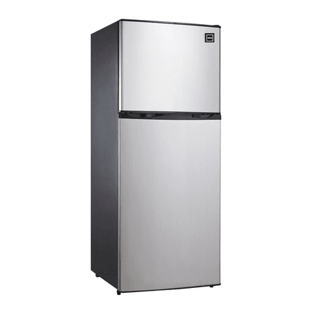 RCA - 12 Cu Ft Top-Freezer Apartment-size Refrigerator - Stainless, RFR1207
