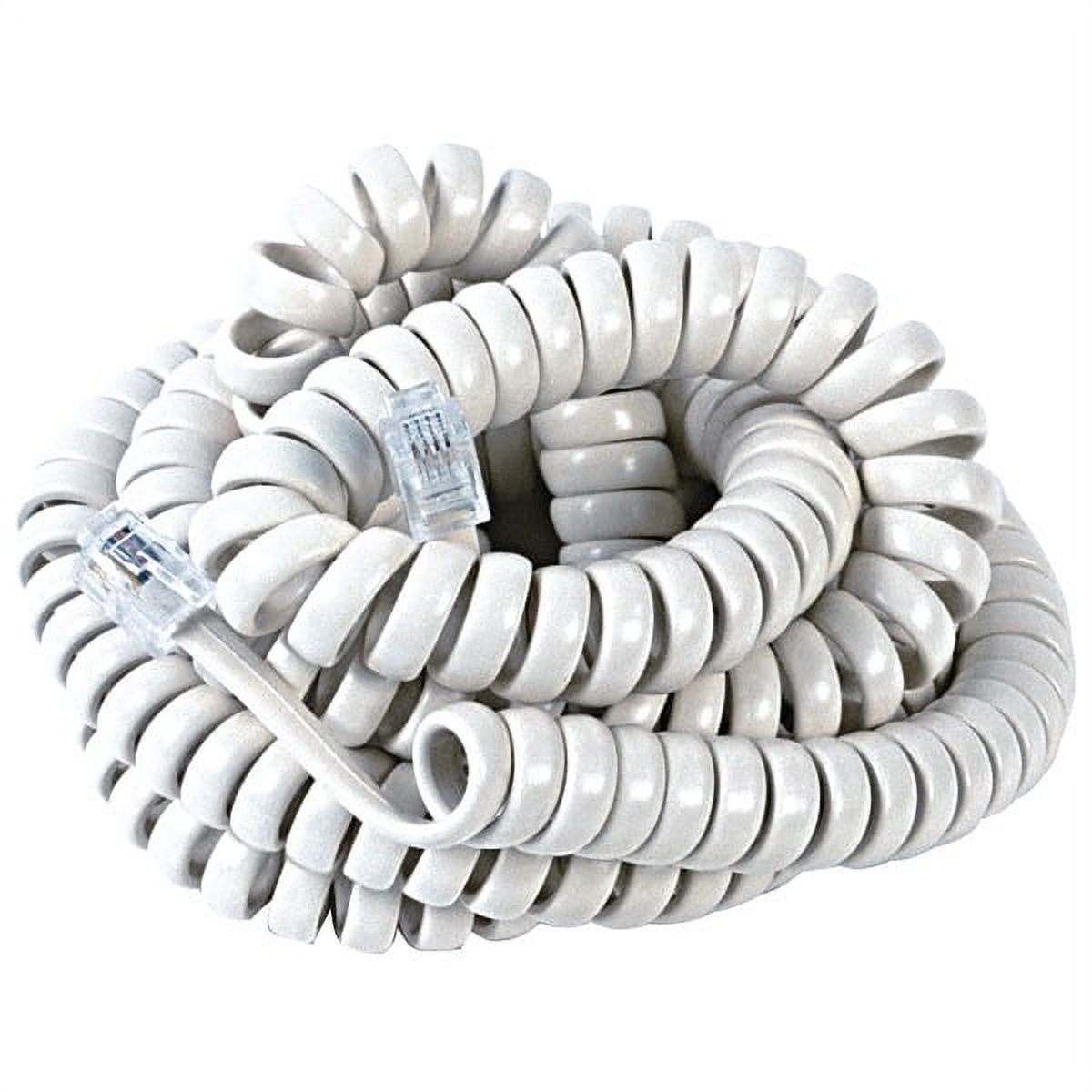 RCA 12 Ft. White Phone Cord TP280WR - image 1 of 2