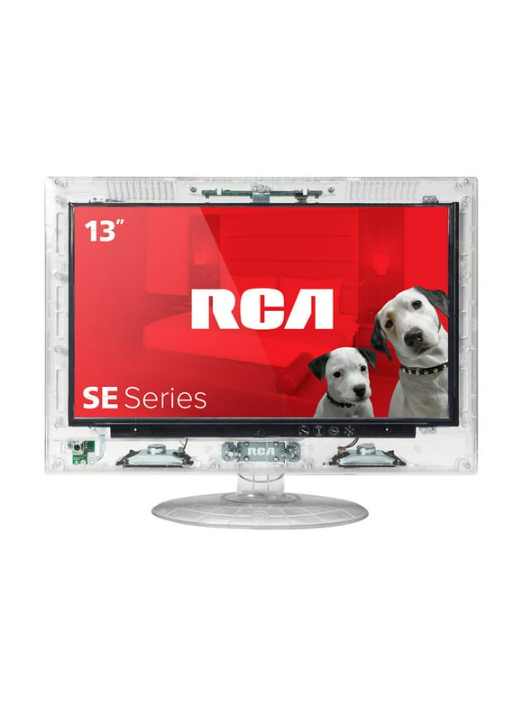 RCA 13” Clearview HDTV | J13SE820, Transparent LED HD Television, High Resolution Wide Screen Monitor w/HDMI, VGA, Including Full Function Remote.…