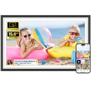 15.6 إطار صورة رقمي Uhale RCA إطارات صور إلكترونية كبيرة تعمل بتقنية WiFi 1920 x 1080 IPS FHD شاشة تعمل باللمس ذاكرة 32 جيجابايت أرسل الصور من الهاتف في أي مكان، أفضل الهدايا للآباء والأصدقاء