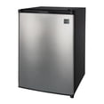 thumbnail image 1 of RCA 2.6 Cu Ft Single Door Mini Fridge RFR283, Stainless Steel, 1 of 3