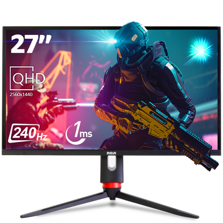 RCA 27" Premium Gaming Monitor | 240Hz, 2560 x 1440p QHD Display, KVM, 1ms Response Time | M27PG135F