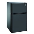 thumbnail image 1 of RCA 3.2 Cu Ft Two Door Mini Fridge with Freezer RFR832, Black, 1 of 8