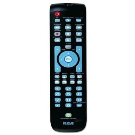 RCA 3-Device Universal Remote Control with Backlit Keys